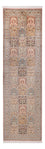 Tappeto corsia Tappeto di seta - Seta del Kashmir - 280 x 80 cm - beige scuro