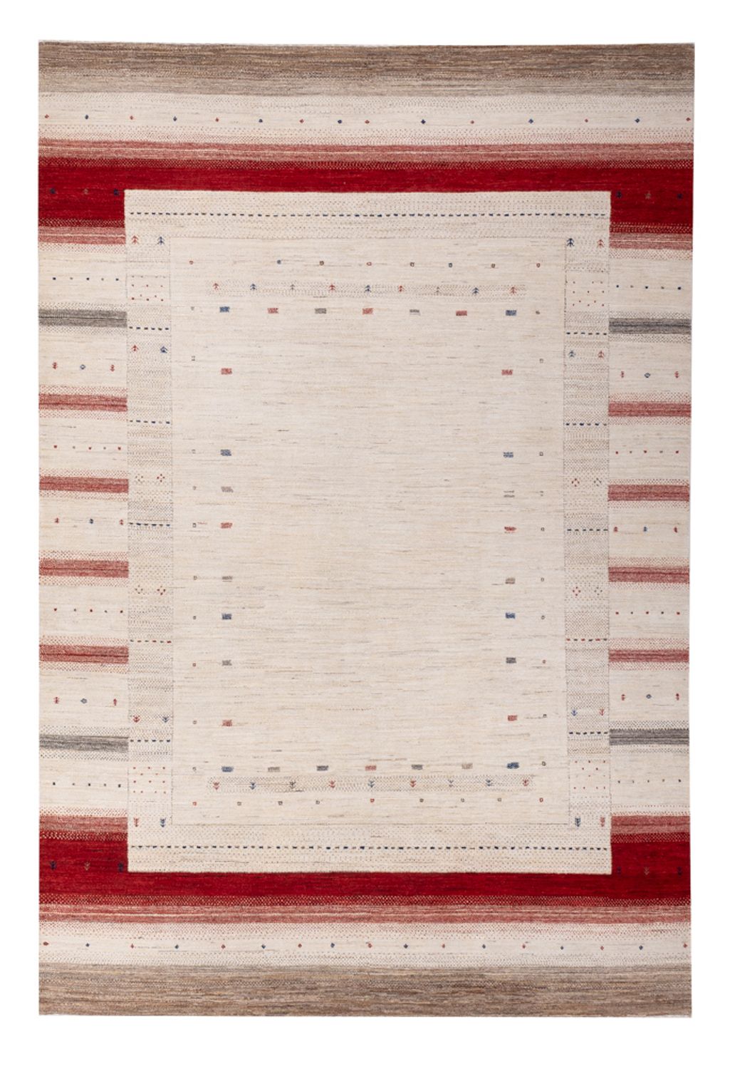 Tappeto Gabbeh - Loribaft Indus - 306 x 200 cm - crema