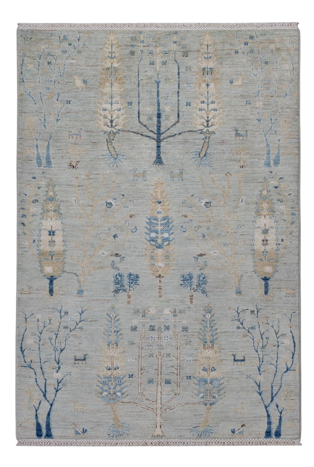 Tappeto di design - 181 x 120 cm - argento