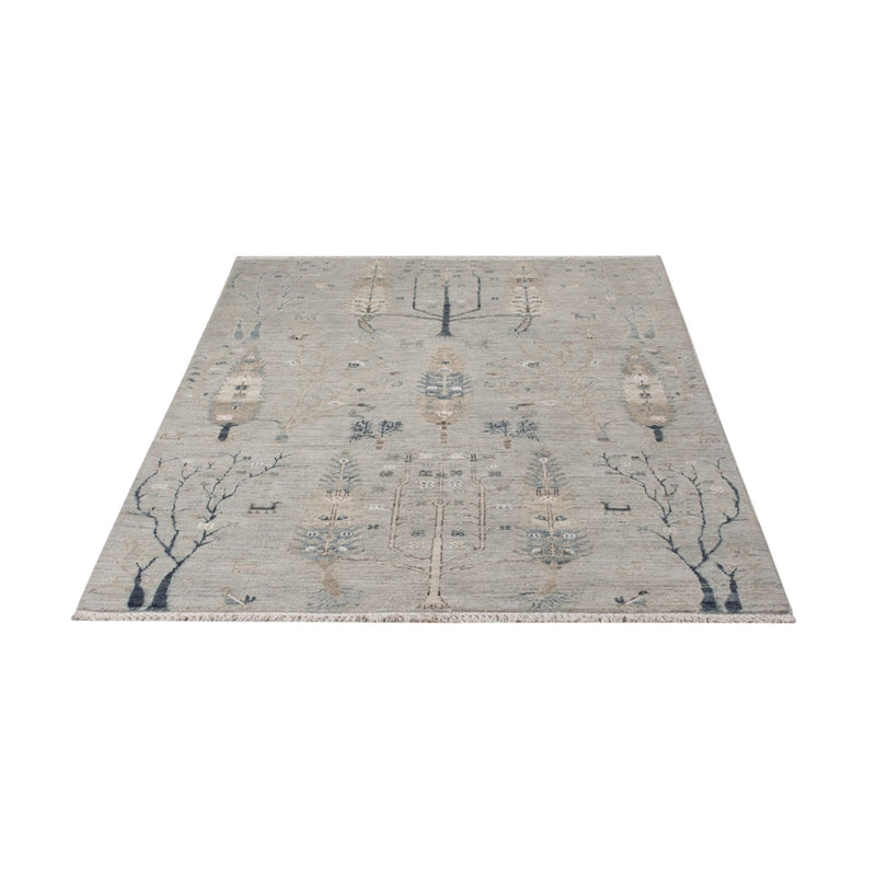 Tappeto di design - 181 x 120 cm - argento