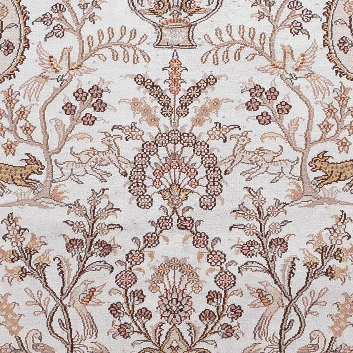 Tappeto di seta - seta cinese - 183 x 122 cm - crema