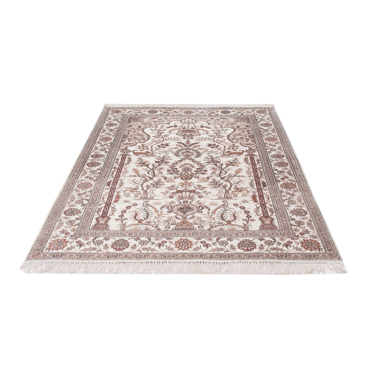 Tappeto di seta - seta cinese - 183 x 122 cm - crema