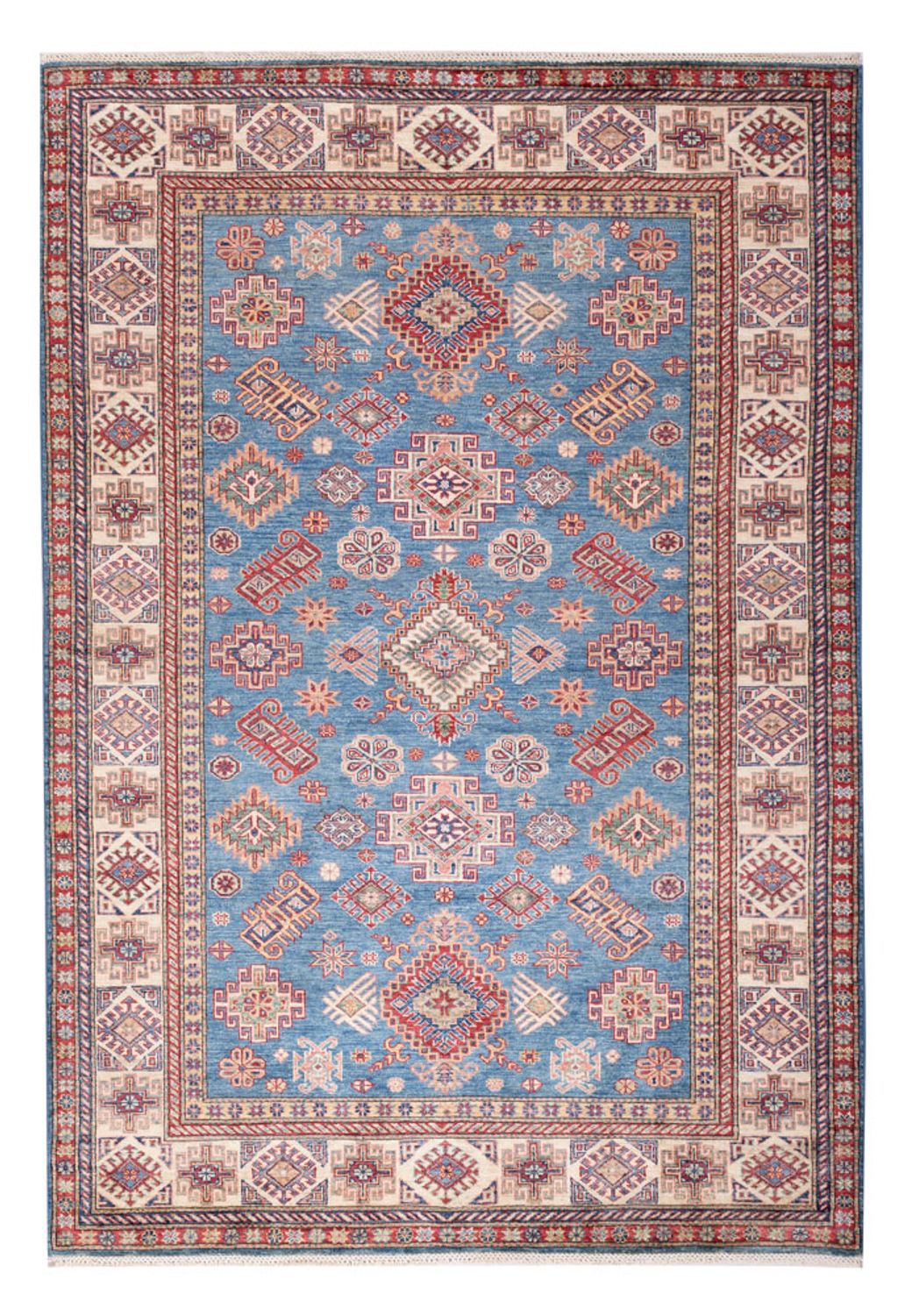 Tappeto Ziegler - Kazak - 243 x 170 cm - blu chiaro