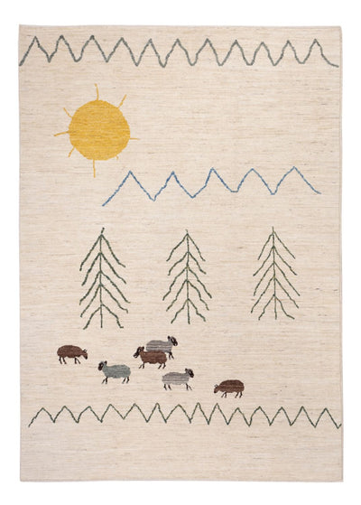 Tappeto berbero 172x241cm - Tappeto di lana