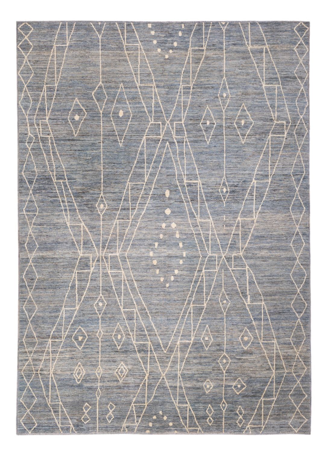 Tappeto berbero - 288 x 204 cm - blu mare