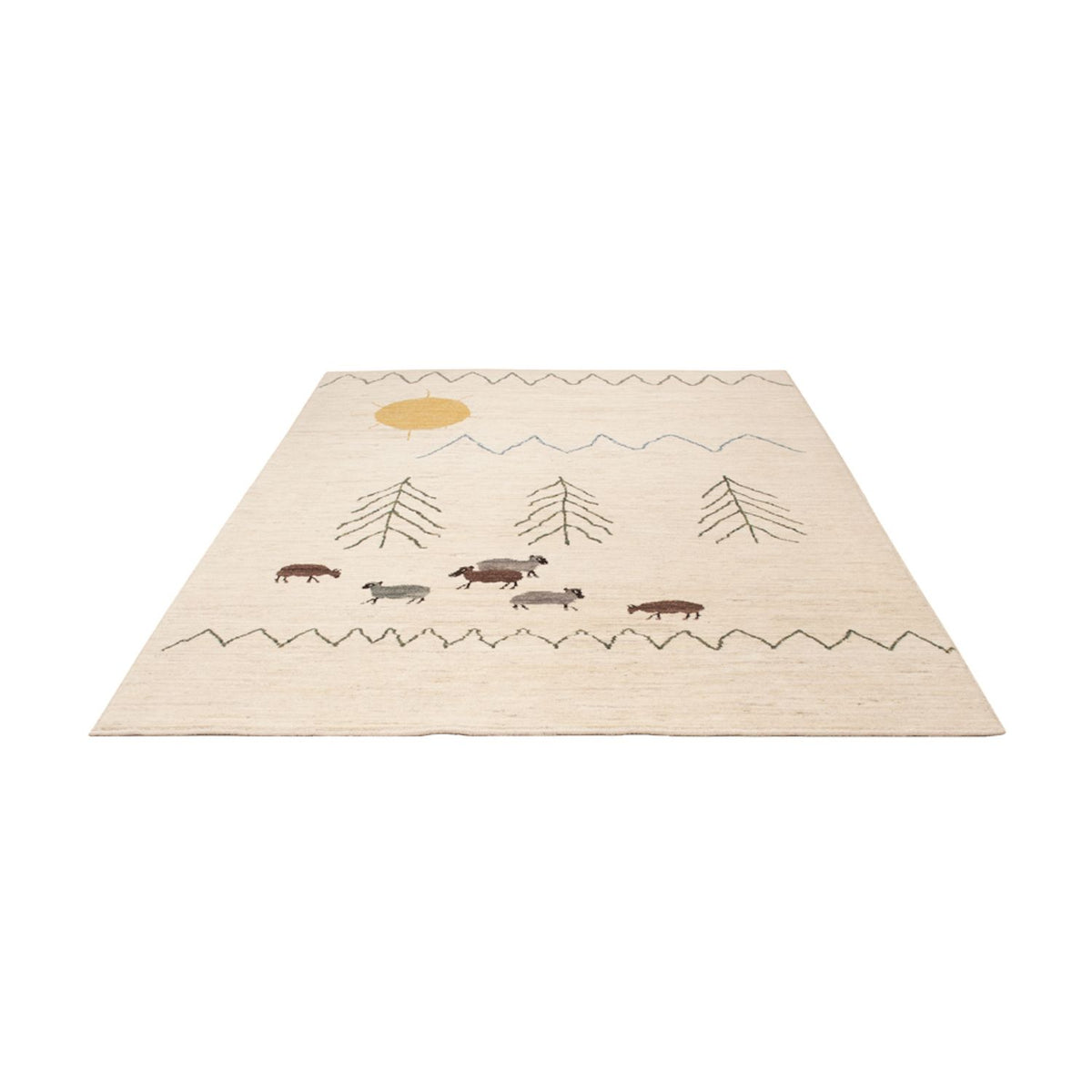 Tappeto berbero - 232 x 170 cm - crema