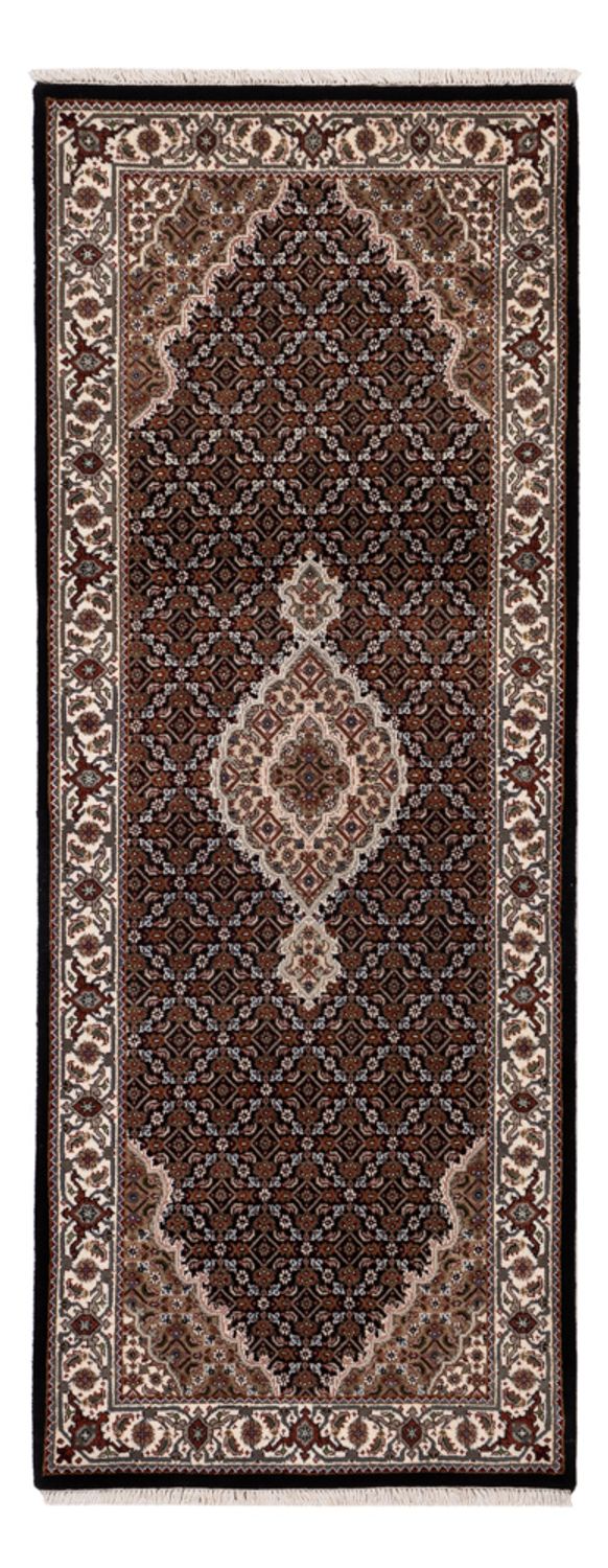 Tappeto corsia Tappeto orientale - Tabriz - 204 x 80 cm - beige scuro