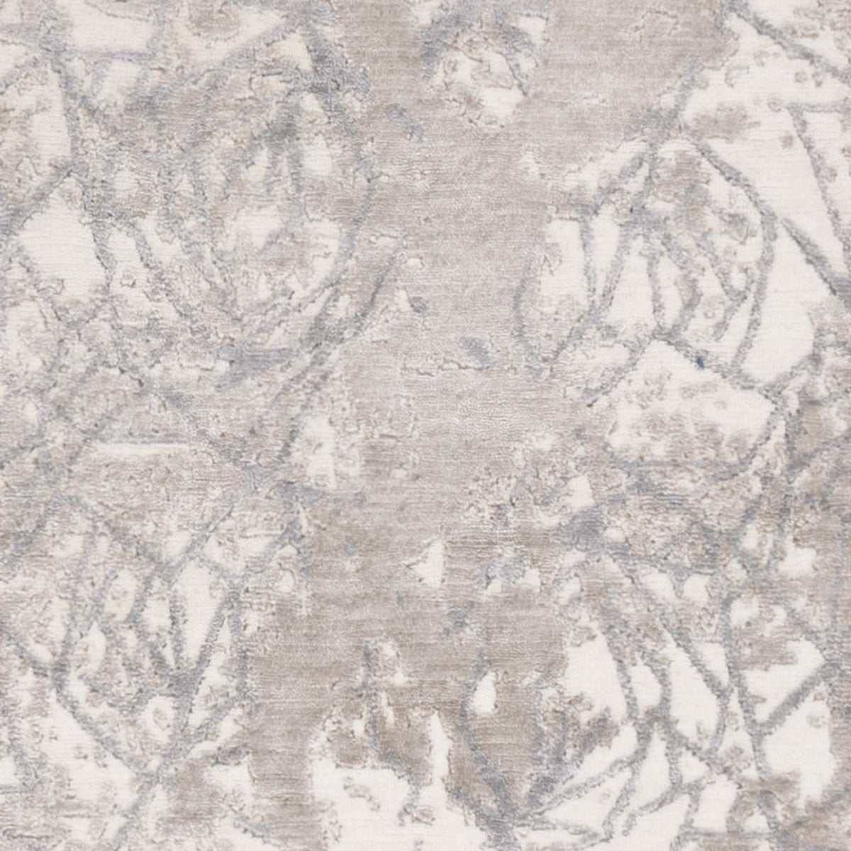 Tappeto di design - 203 x 152 cm - argento