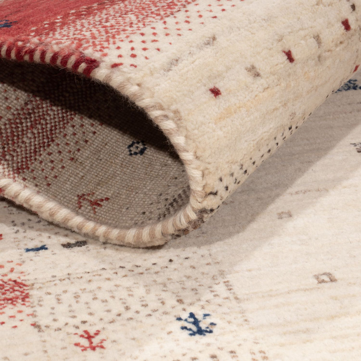 Tappeto Gabbeh - Loribaft Indus - 184 x 124 cm - multicolore