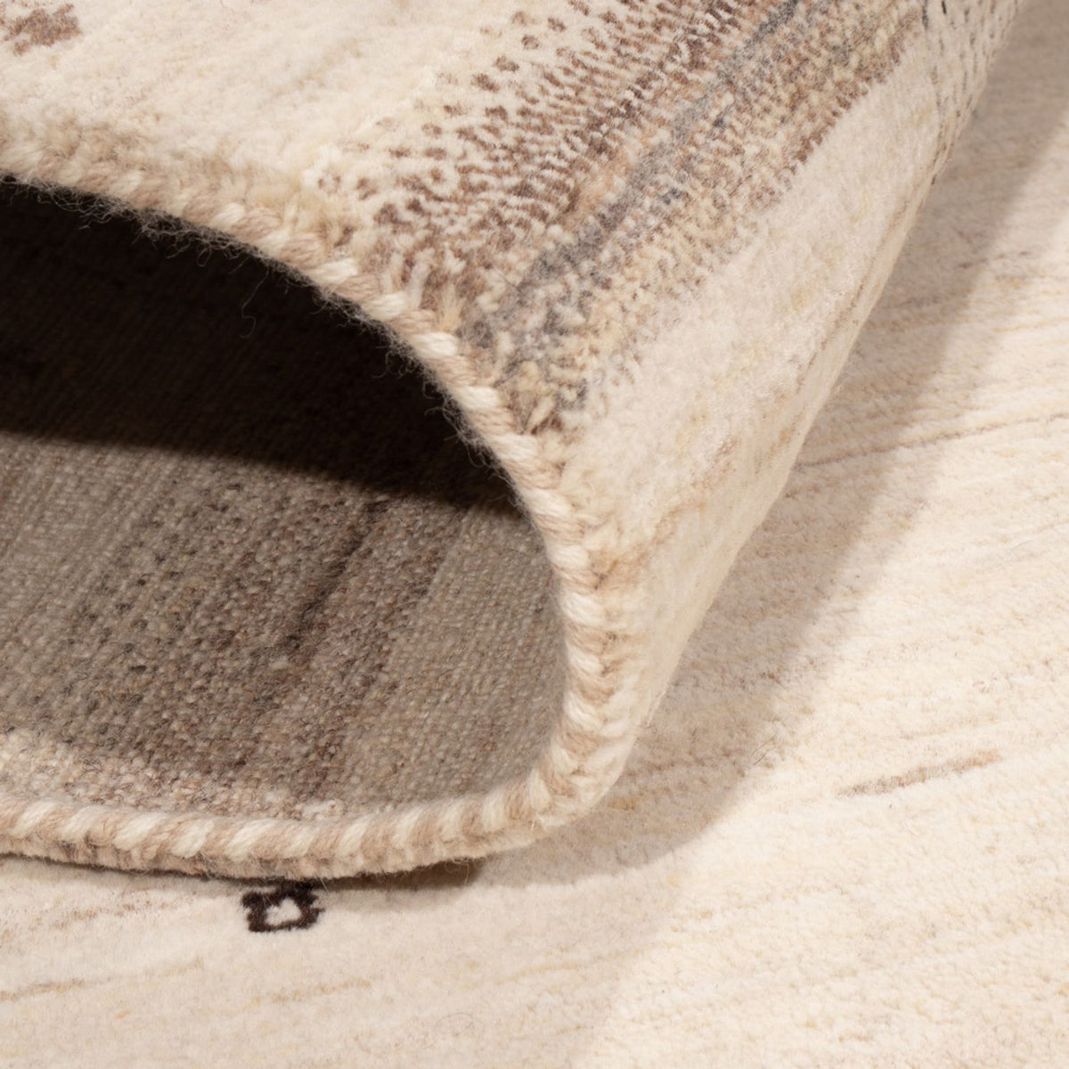 Tappeto Gabbeh - Loribaft Indus - 207 x 156 cm - argento