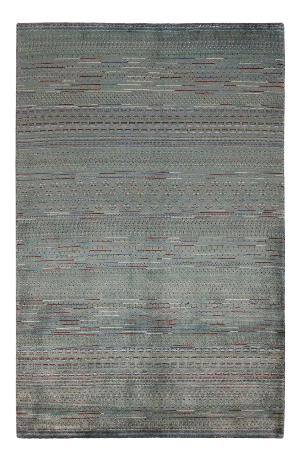 Tappeto Gabbeh - Persero - 208 x 136 cm - verde scuro