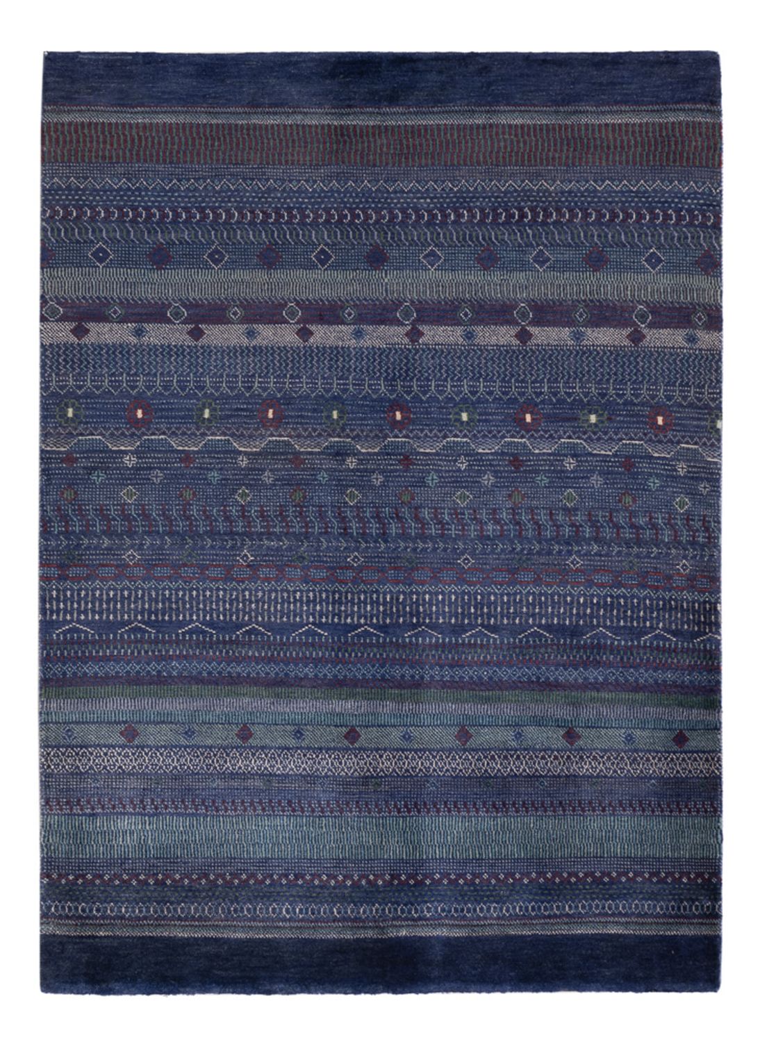 Tappeto Gabbeh - Persero - 191 x 140 cm - blu scuro