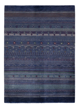 Tappeto Gabbeh - Persero - 191 x 140 cm - blu scuro
