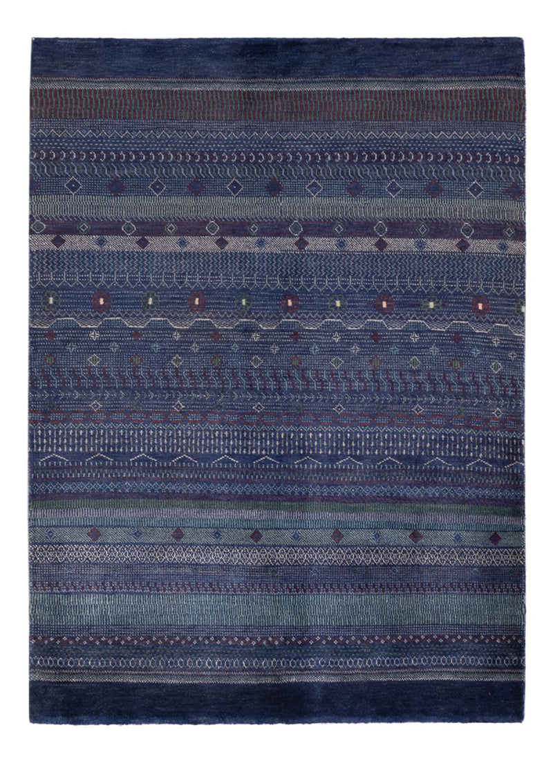 Tappeto Gabbeh - Persero - 191 x 140 cm - blu scuro