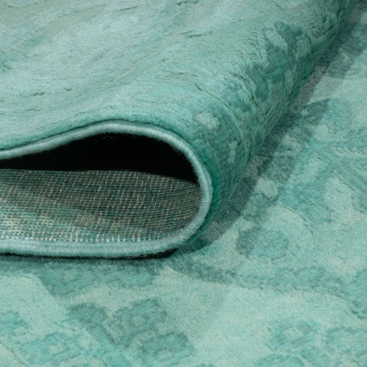 Tappeto di design - 196 x 156 cm - turchese