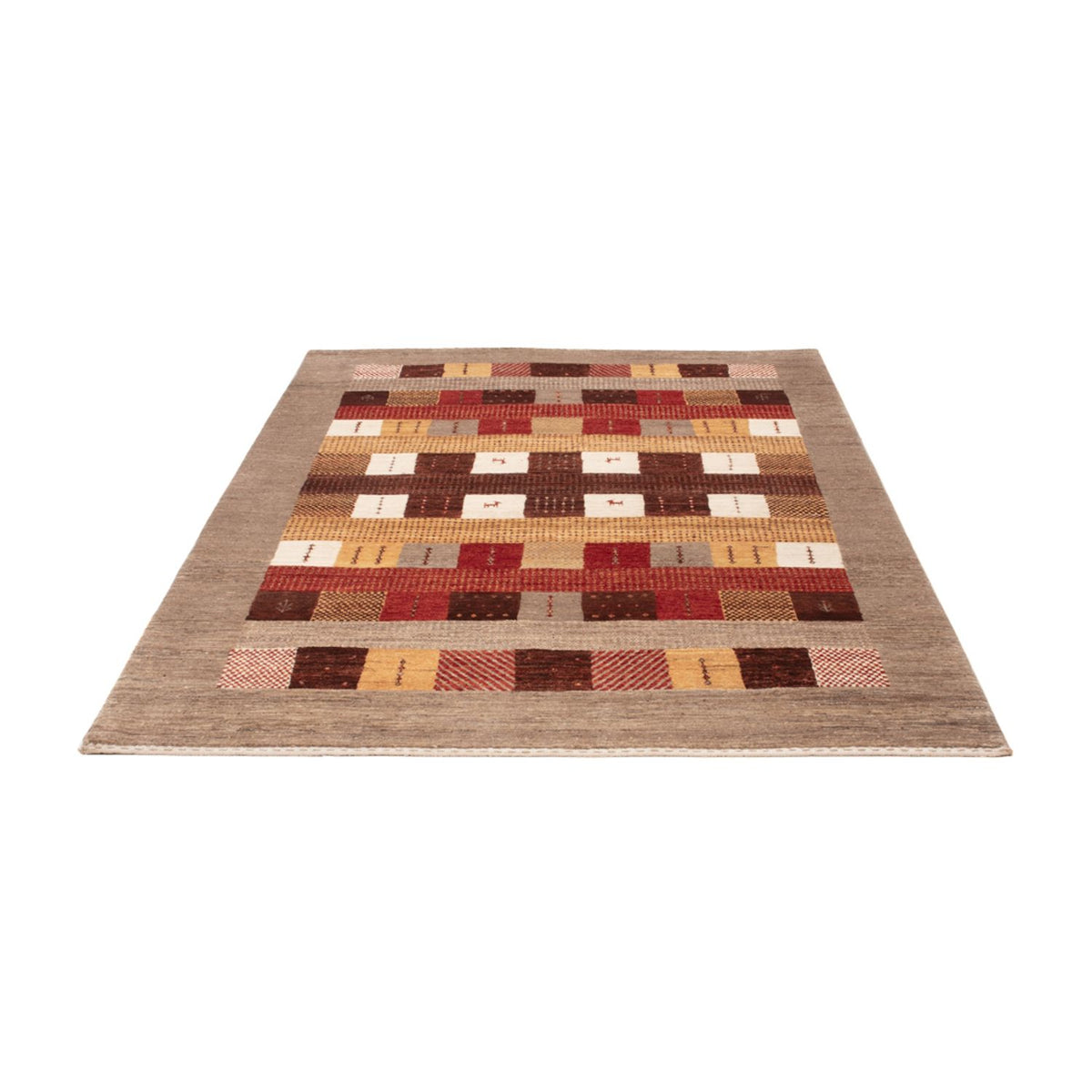 Tappeto Gabbeh - Loribaft Indus - 204 x 143 cm - multicolore