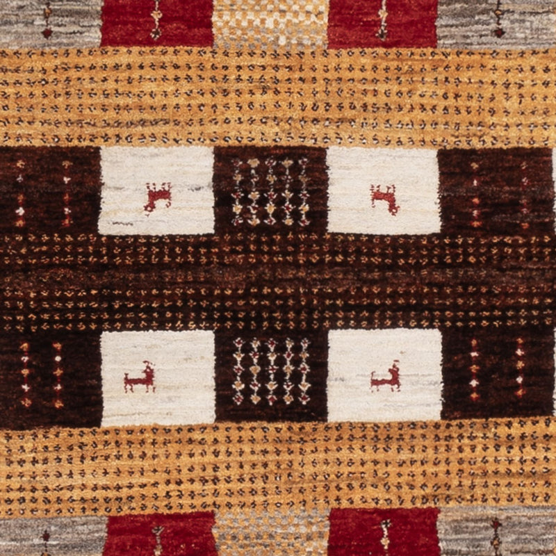 Tappeto Gabbeh - Loribaft Indus - 193 x 145 cm - multicolore