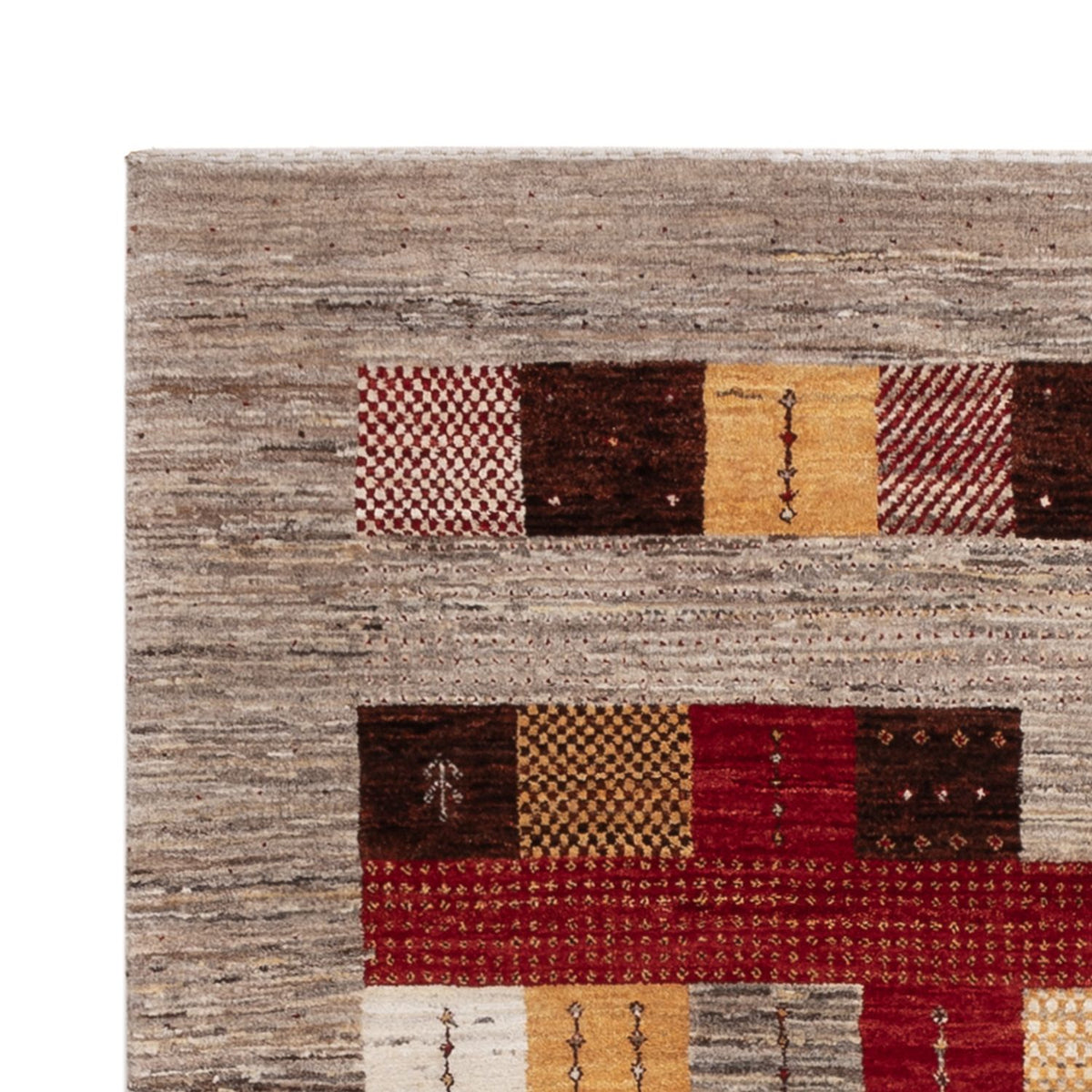 Tappeto Gabbeh - Loribaft Indus - 193 x 145 cm - multicolore