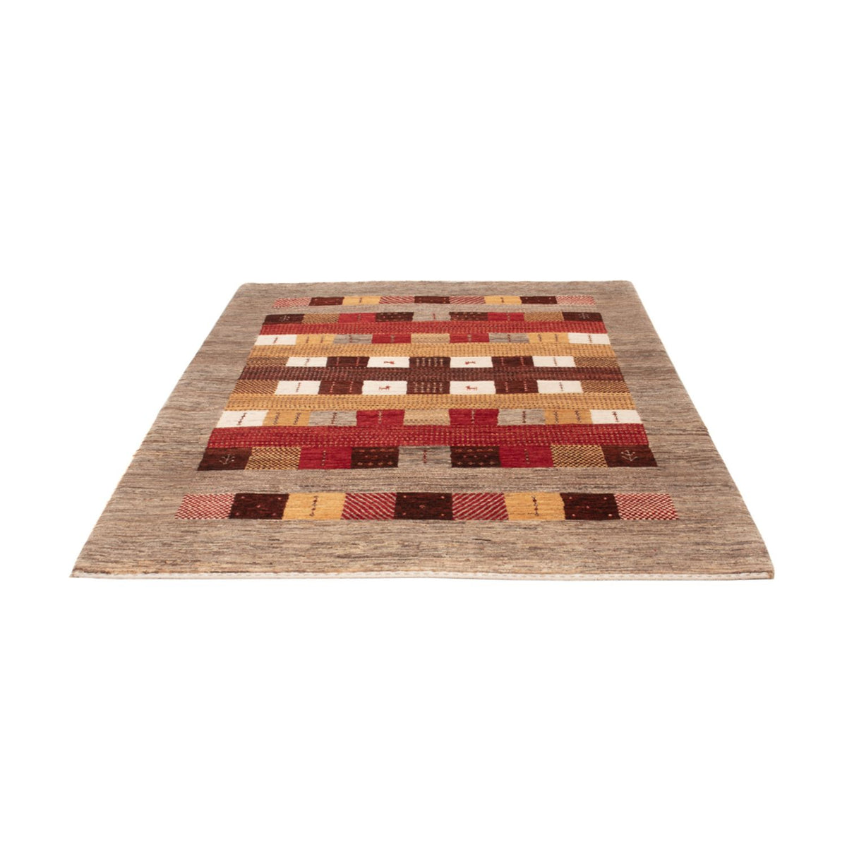 Tappeto Gabbeh - Loribaft Indus - 209 x 152 cm - multicolore