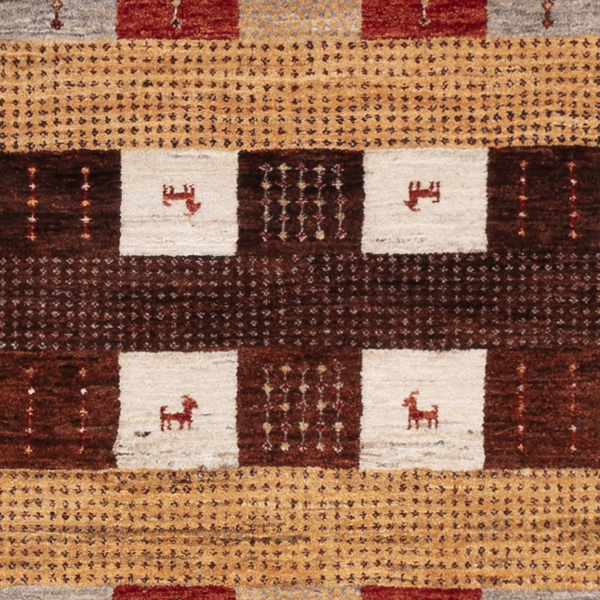 Tappeto Gabbeh - Loribaft Indus - 205 x 150 cm - multicolore