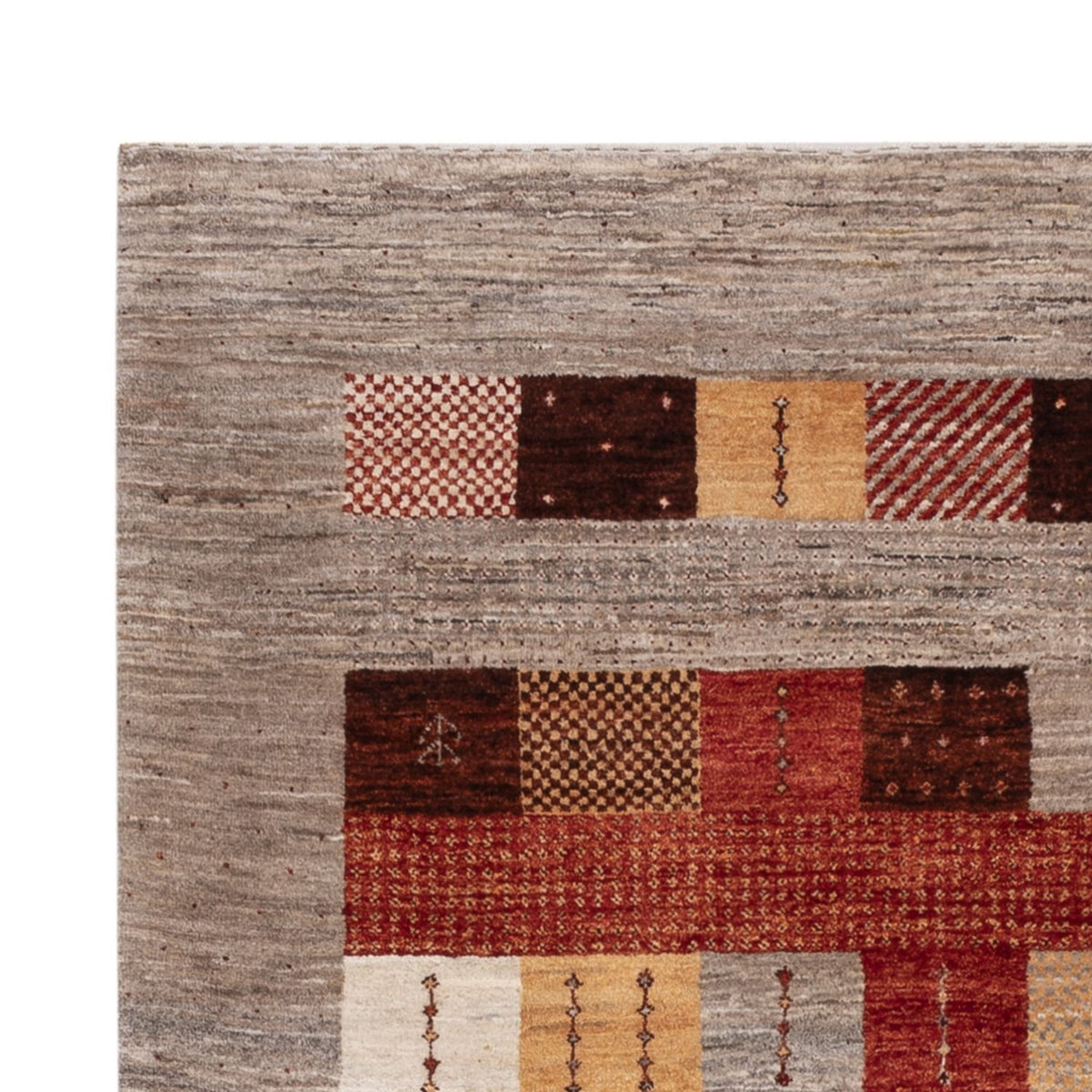 Tappeto Gabbeh - Loribaft Indus - 205 x 150 cm - multicolore