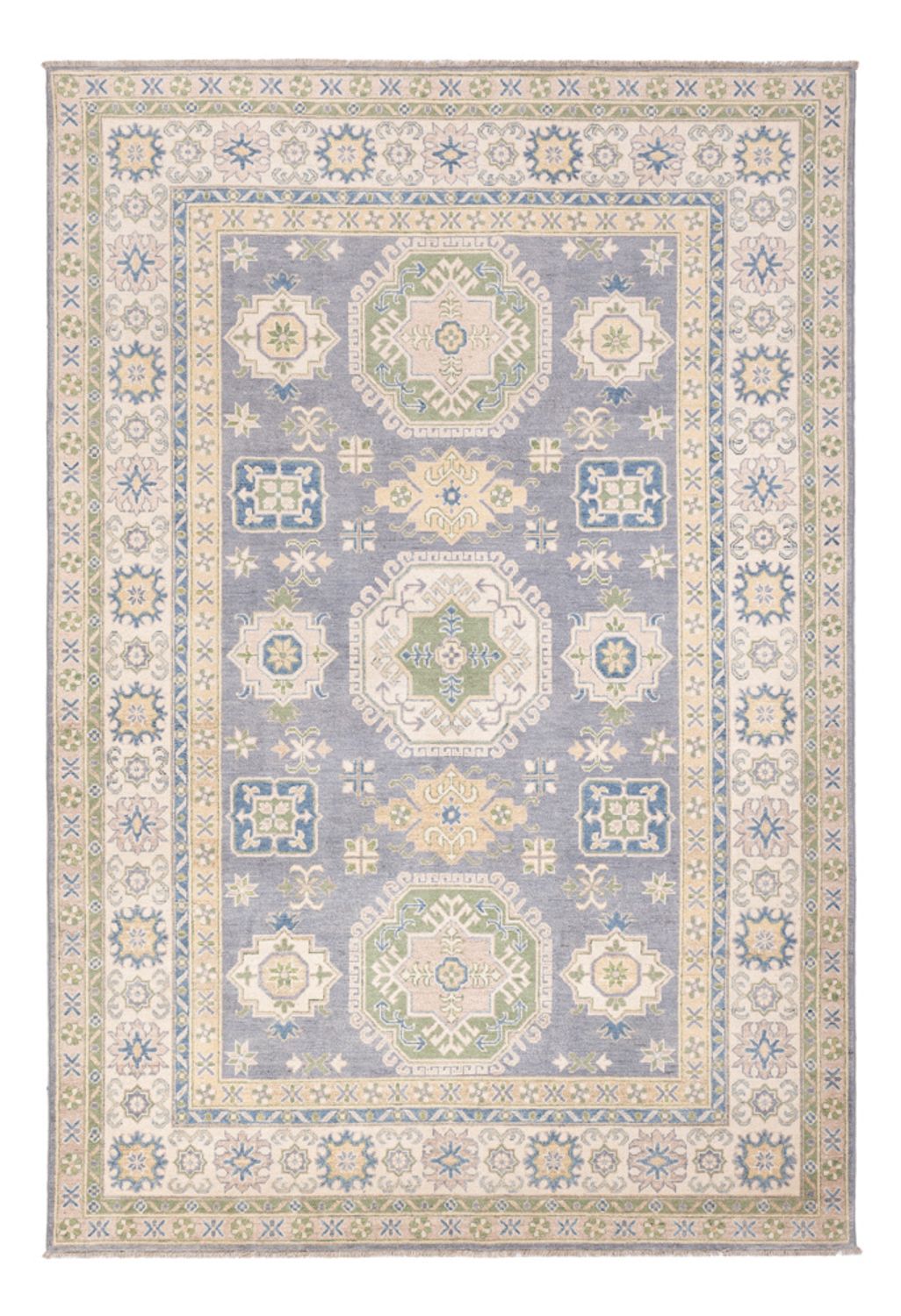 Tappeto Ziegler - Kazak - 299 x 201 cm - blu mare