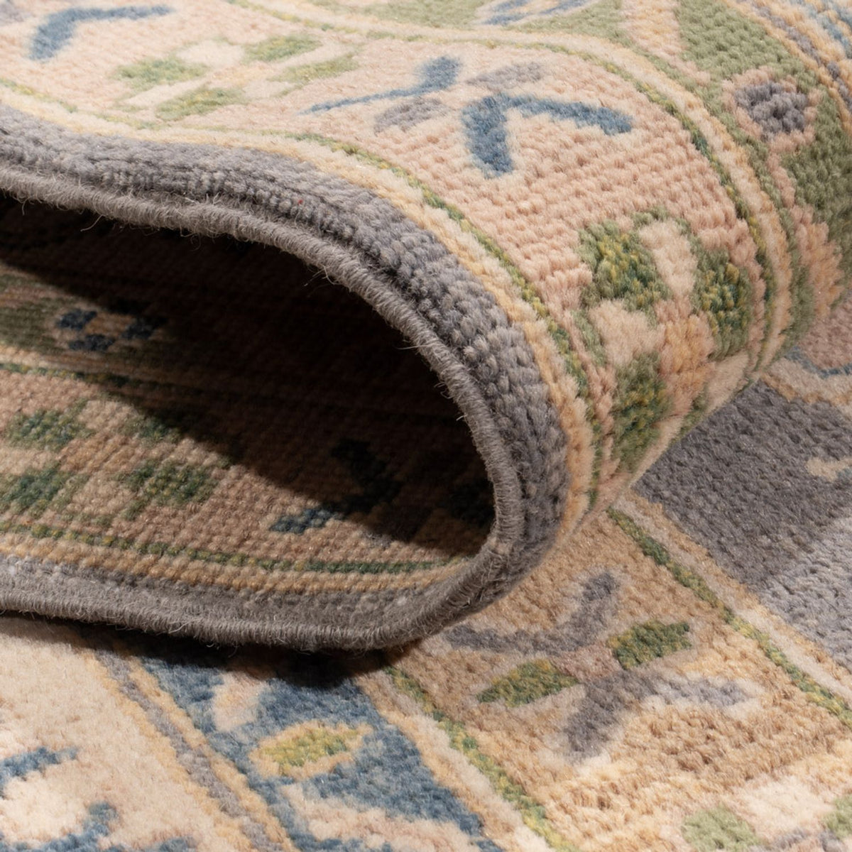 Tappeto Ziegler - Kazak - 299 x 201 cm - blu mare