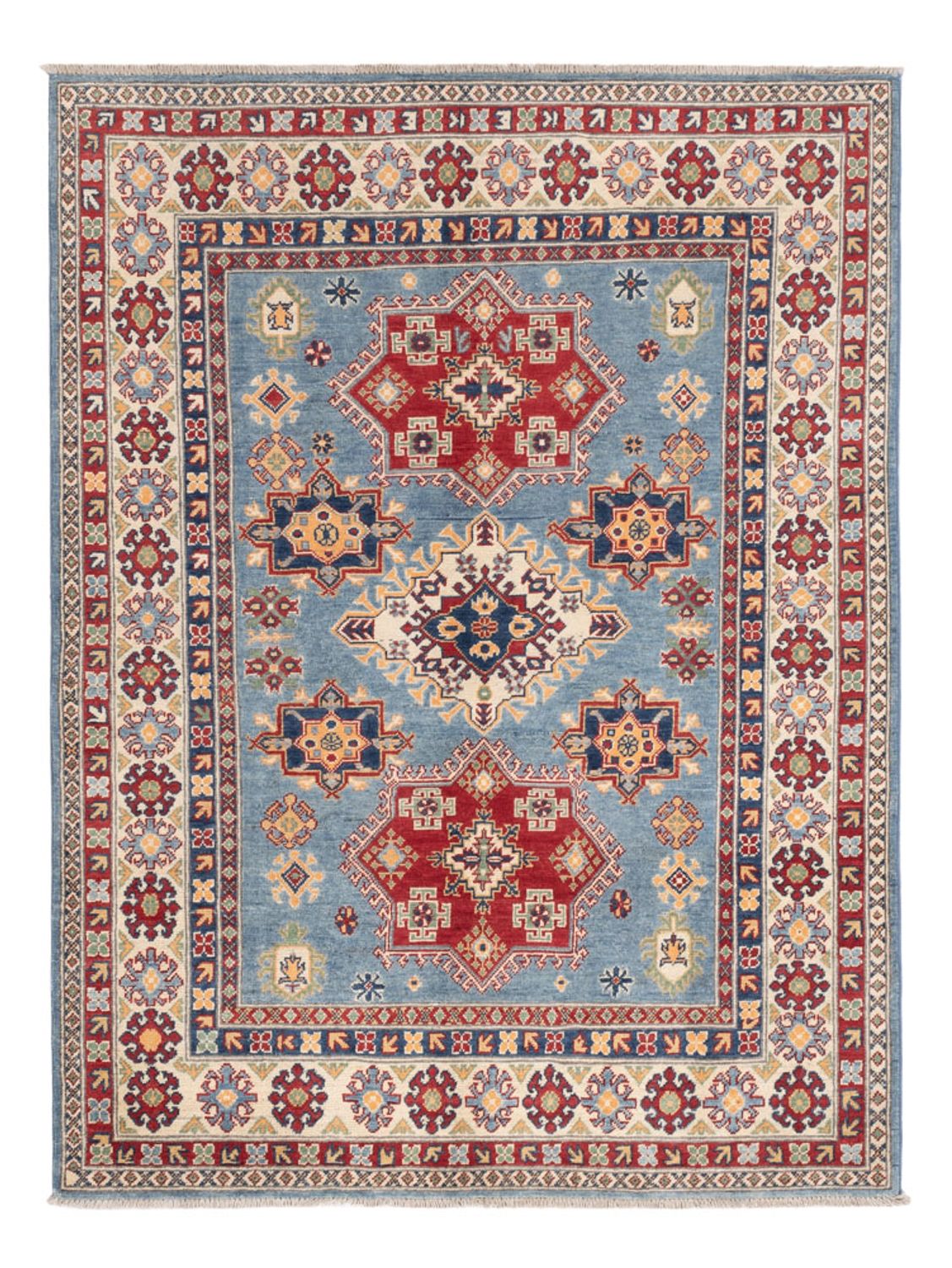 Tappeto Ziegler - Kazak - 202 x 153 cm - blu