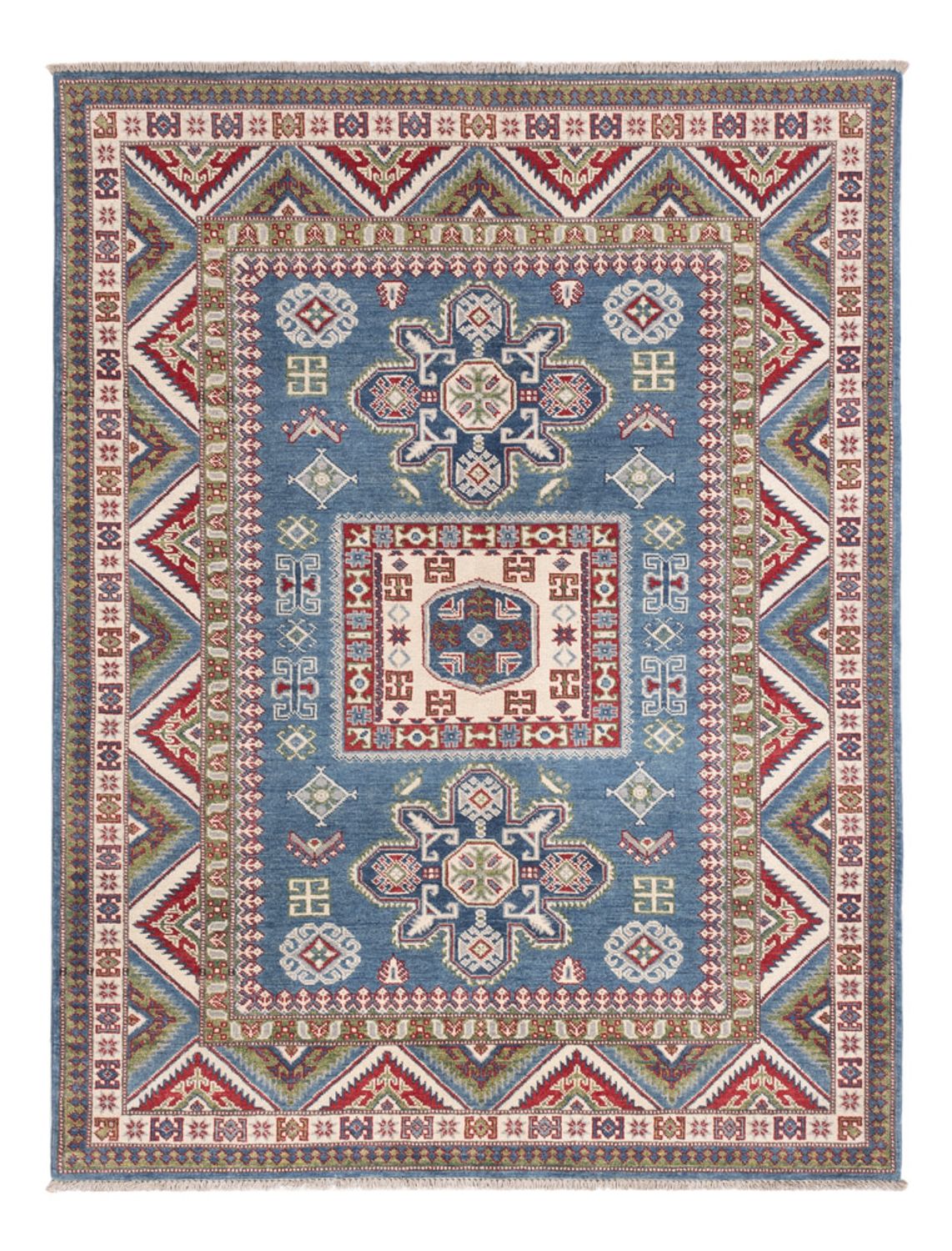 Tappeto Ziegler - Kazak - 197 x 149 cm - blu