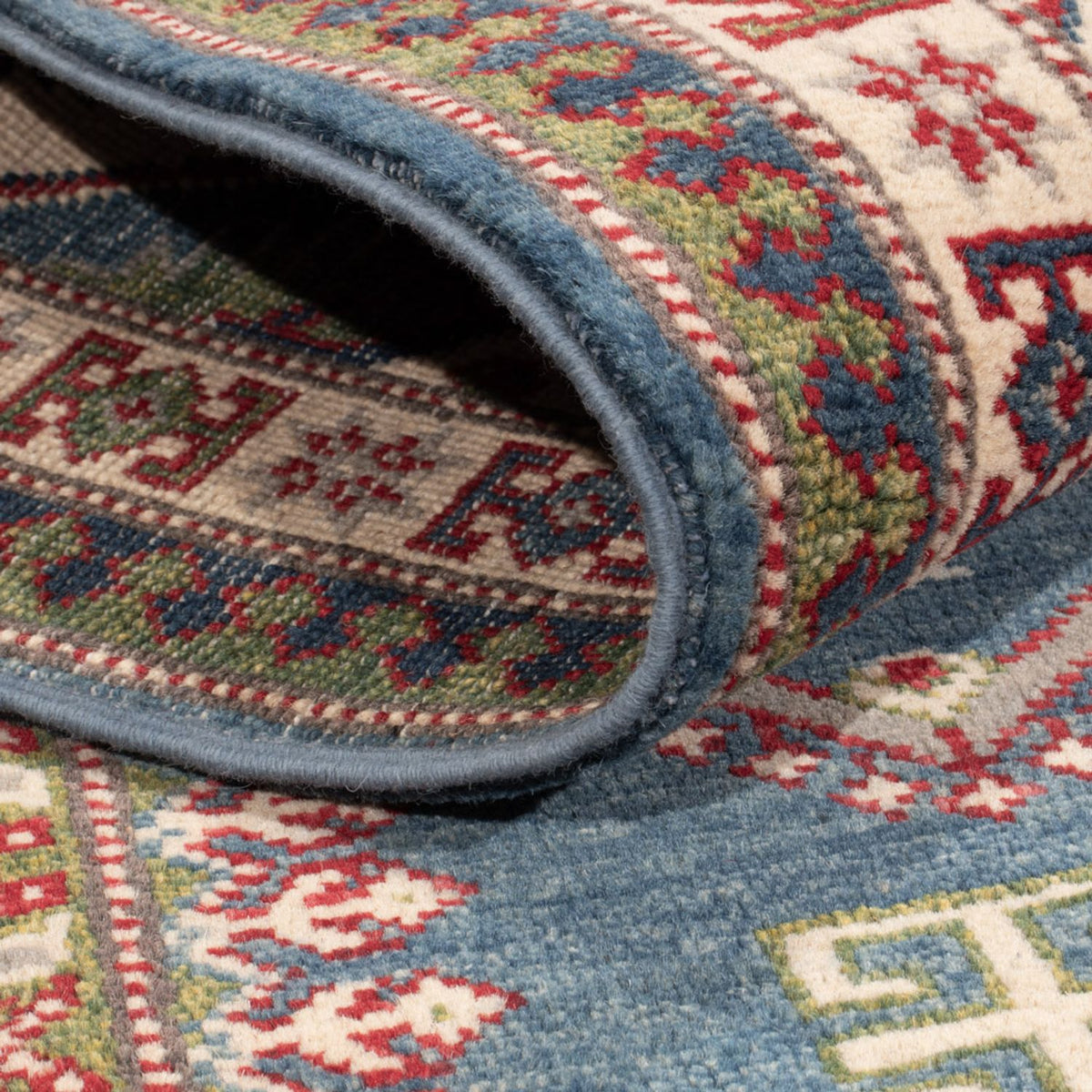 Tappeto Ziegler - Kazak - 197 x 149 cm - blu