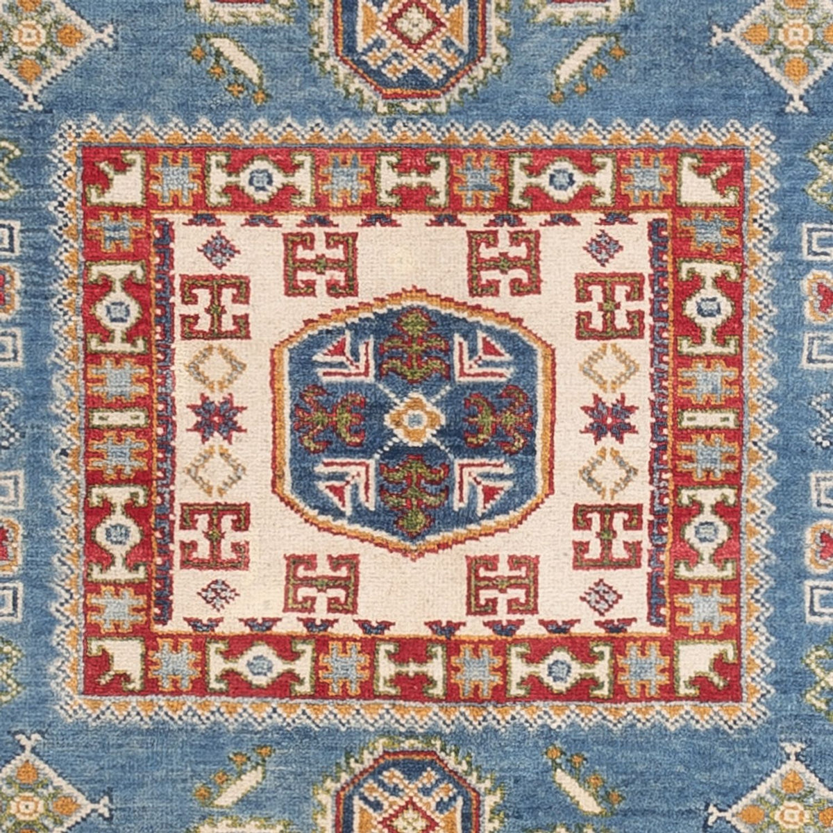 Tappeto Ziegler - Kazak - 193 x 148 cm - blu