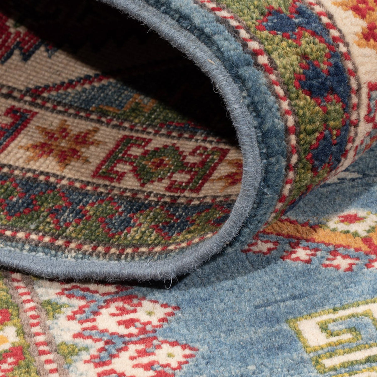 Tappeto Ziegler - Kazak - 193 x 148 cm - blu