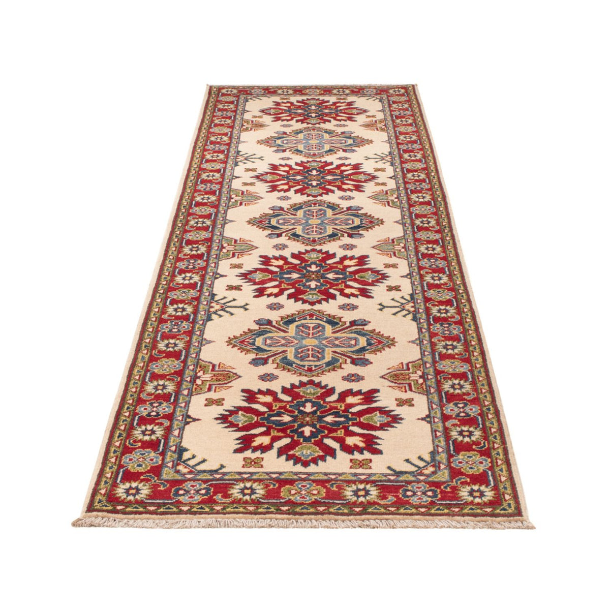Tappeto corsia Tappeto Ziegler - Kazak - 298 x 77 cm - beige