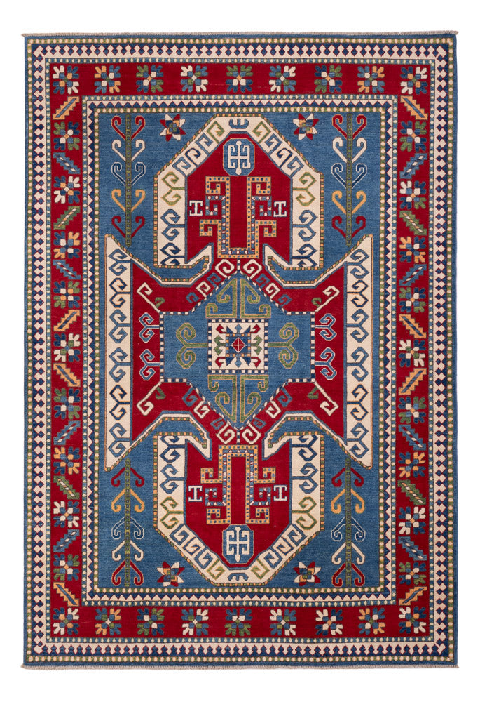 Tappeto Ziegler - Kazak - 295 x 203 cm - blu