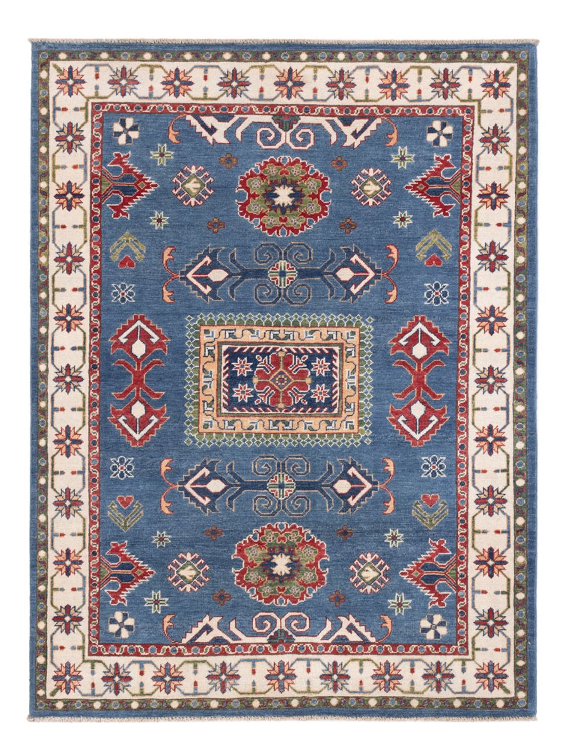 Tappeto Ziegler - Kazak - 206 x 156 cm - blu
