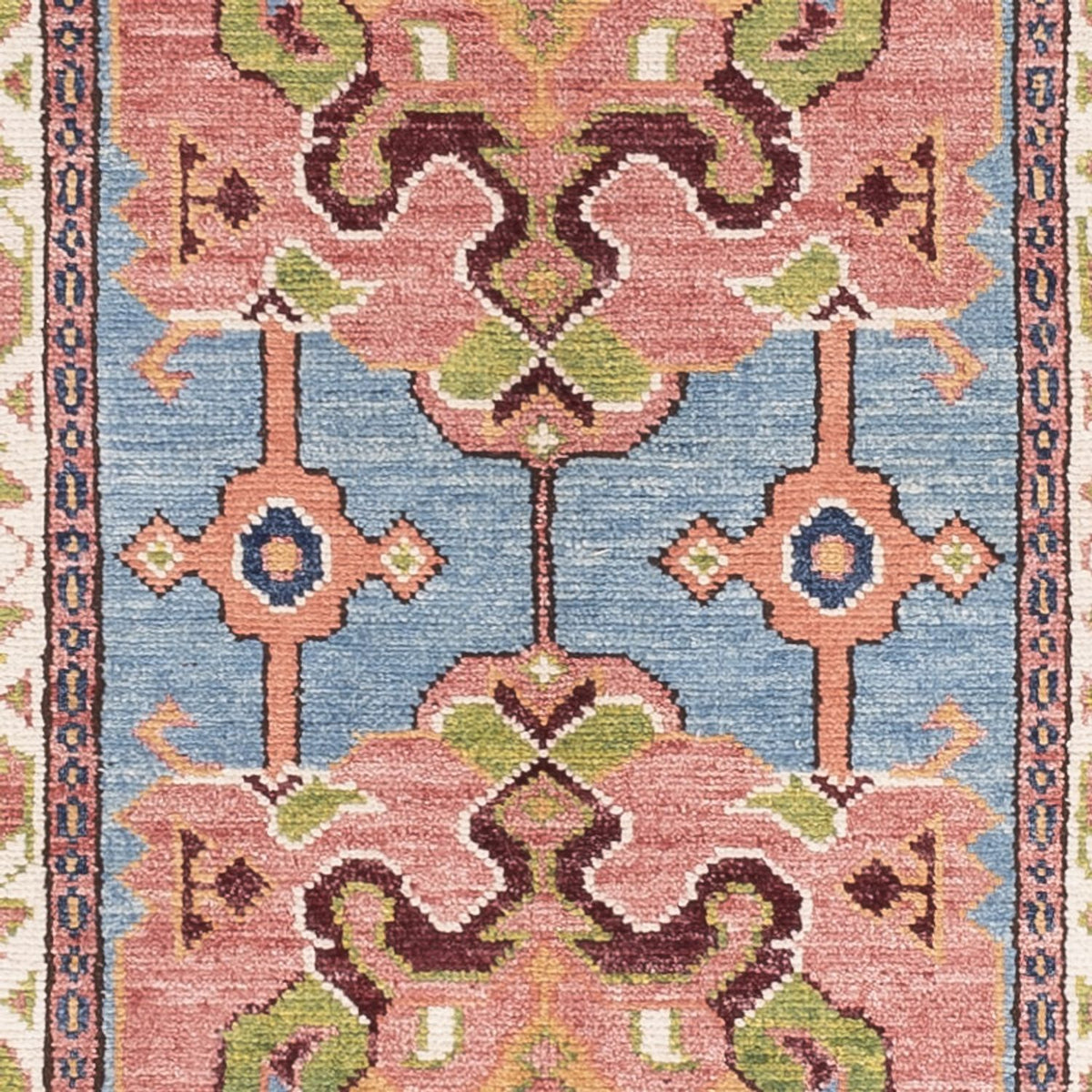 Tappeto corsia Tappeto Ziegler - Kazak - 296 x 78 cm - blu