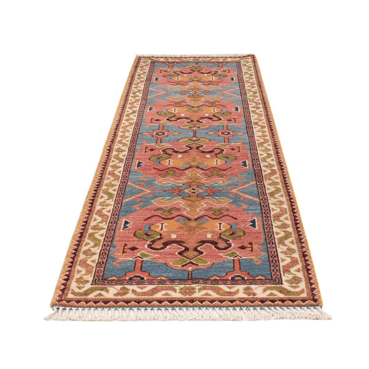 Tappeto corsia Tappeto Ziegler - Kazak - 296 x 78 cm - blu