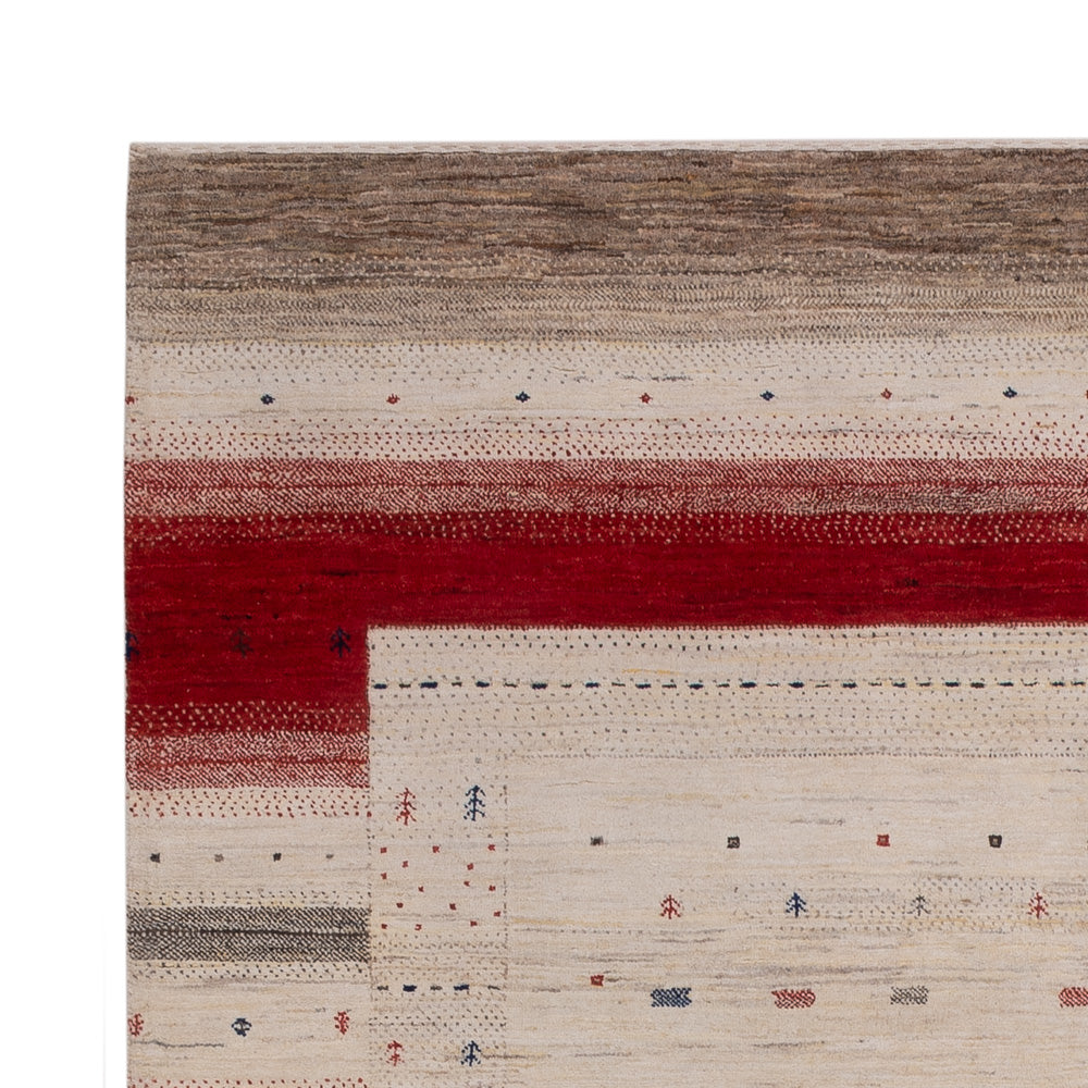 Tappeto Gabbeh - Loribaft Indus - 242 x 176 cm - beige chiaro