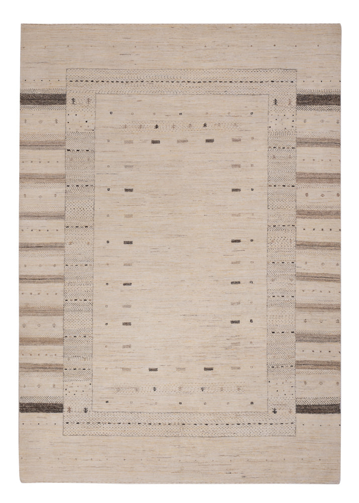 Tappeto Gabbeh - Loribaft Indus - 245 x 174 cm - beige chiaro
