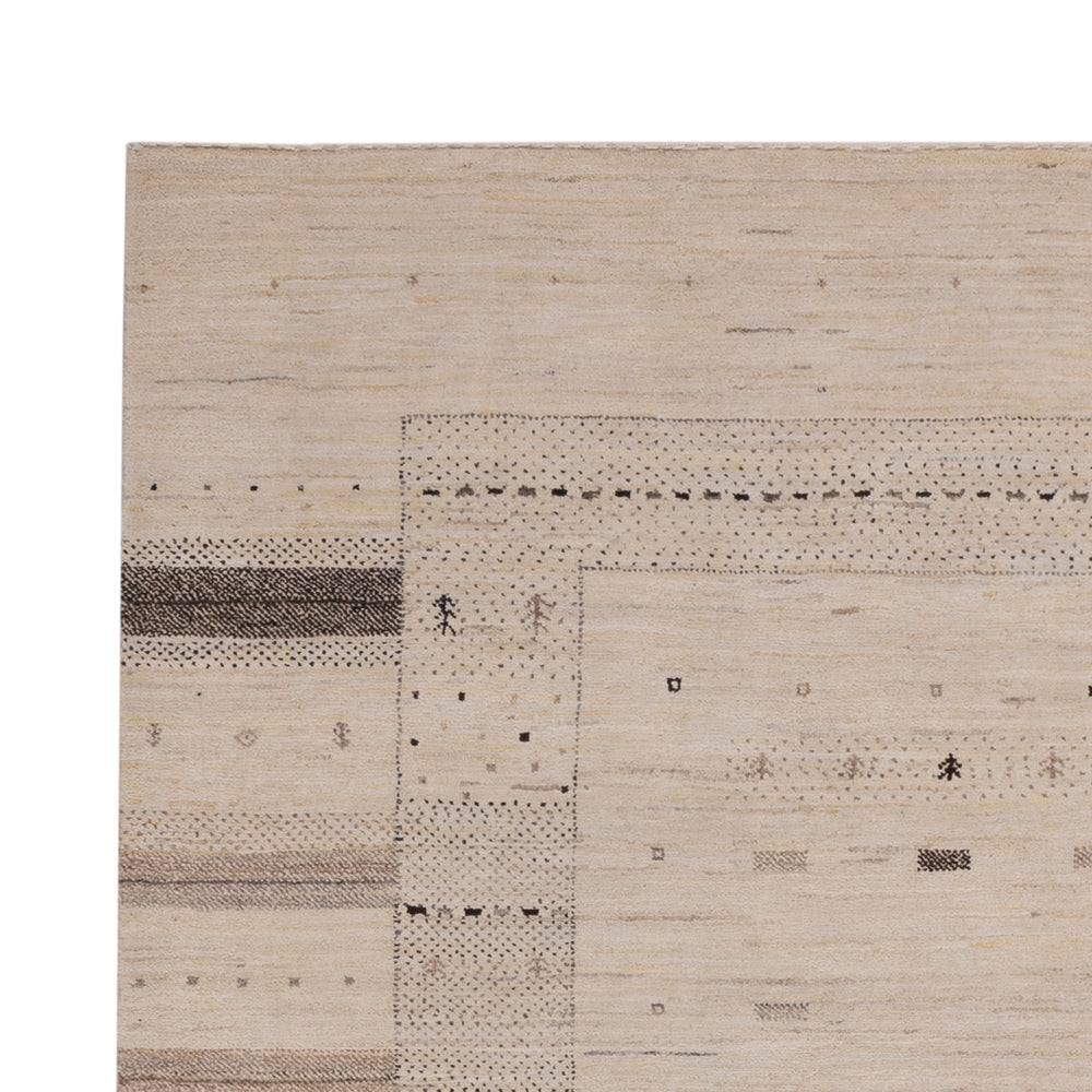 Tappeto Gabbeh - Loribaft Indus - 245 x 174 cm - beige chiaro