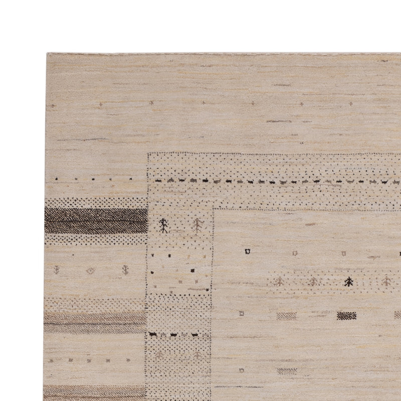 Tappeto Gabbeh - Loribaft Indus - 245 x 174 cm - beige chiaro