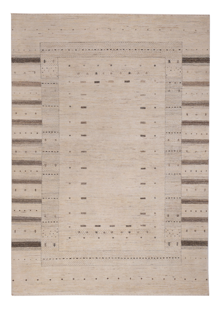 Tappeto Gabbeh - Loribaft Indus - 245 x 174 cm - beige chiaro