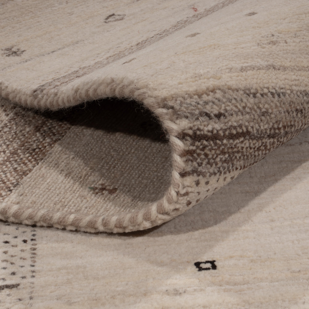 Tappeto Gabbeh - Loribaft Indus - 245 x 174 cm - beige chiaro