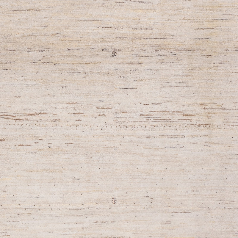 Tappeto Gabbeh - Loribaft Indus quadrato  - 246 x 249 cm - beige chiaro