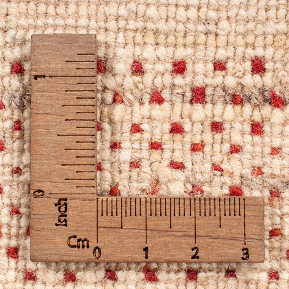 Tappeto Gabbeh - Loribaft Indus quadrato  - 246 x 249 cm - beige chiaro