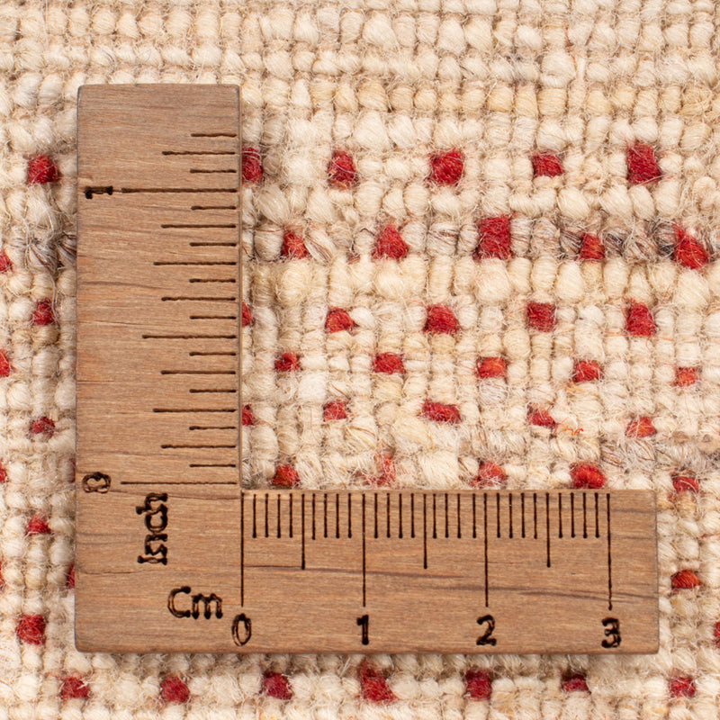 Tappeto Gabbeh - Loribaft Indus quadrato  - 246 x 249 cm - beige chiaro