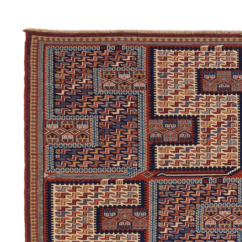 Tappeto Kelim - Orientale - Soumak - 212 x 170 cm - multicolore