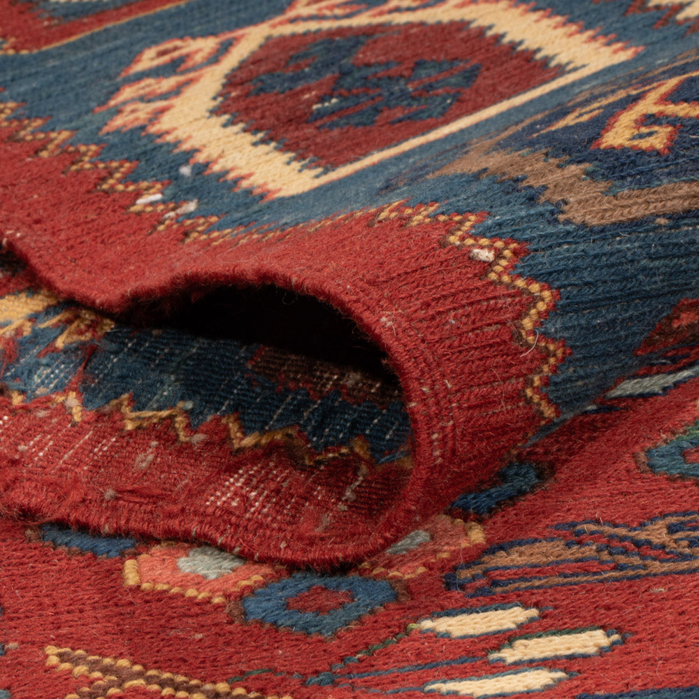 Tappeto Kelim - Orientale - Soumak - 228 x 175 cm - ruggine