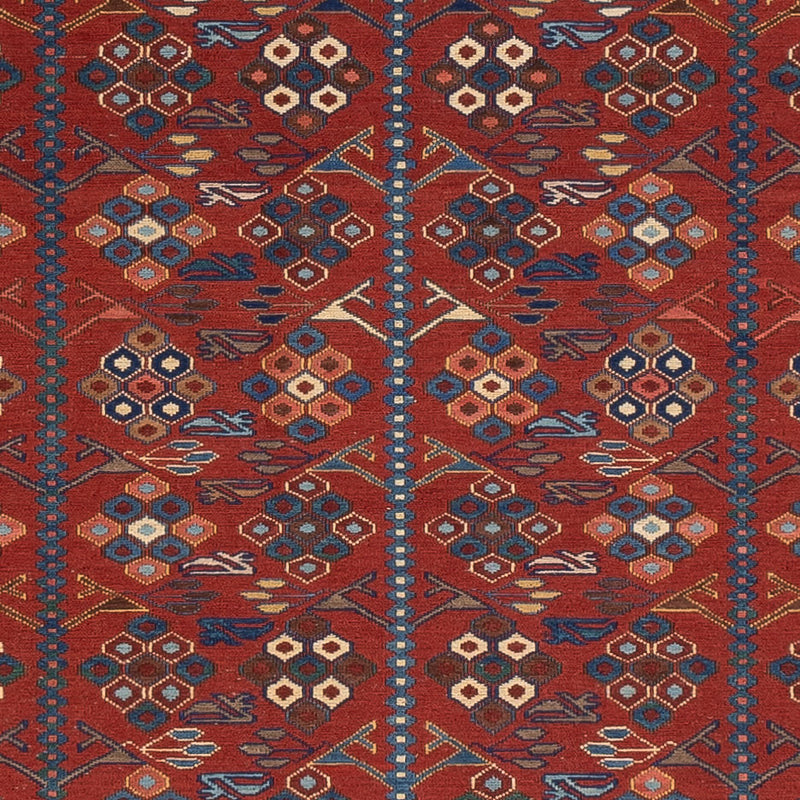 Tappeto Kelim - Orientale - Soumak - 229 x 175 cm - ruggine