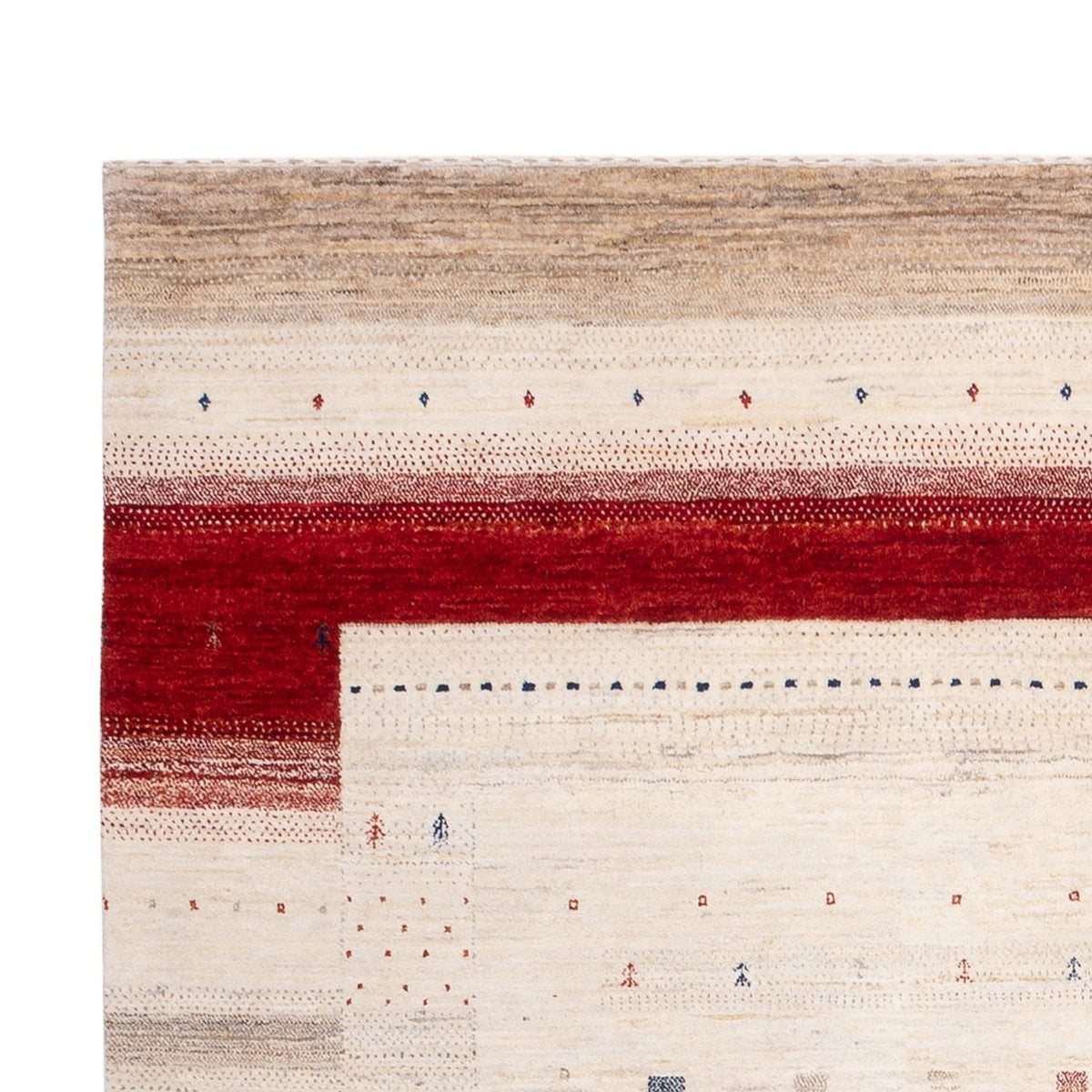 Tappeto Gabbeh - Loribaft Indus - 292 x 185 cm - beige